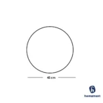 ⁦طقم مرايا أم دى اف قطعتين - ذهبي⁩ - الصورة ⁦7⁩